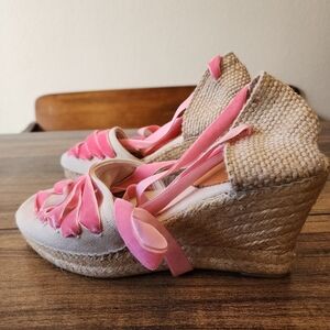 Penelope Chilvers High Valenciana Dali Sandals Women's  40 9 9.5 Pink